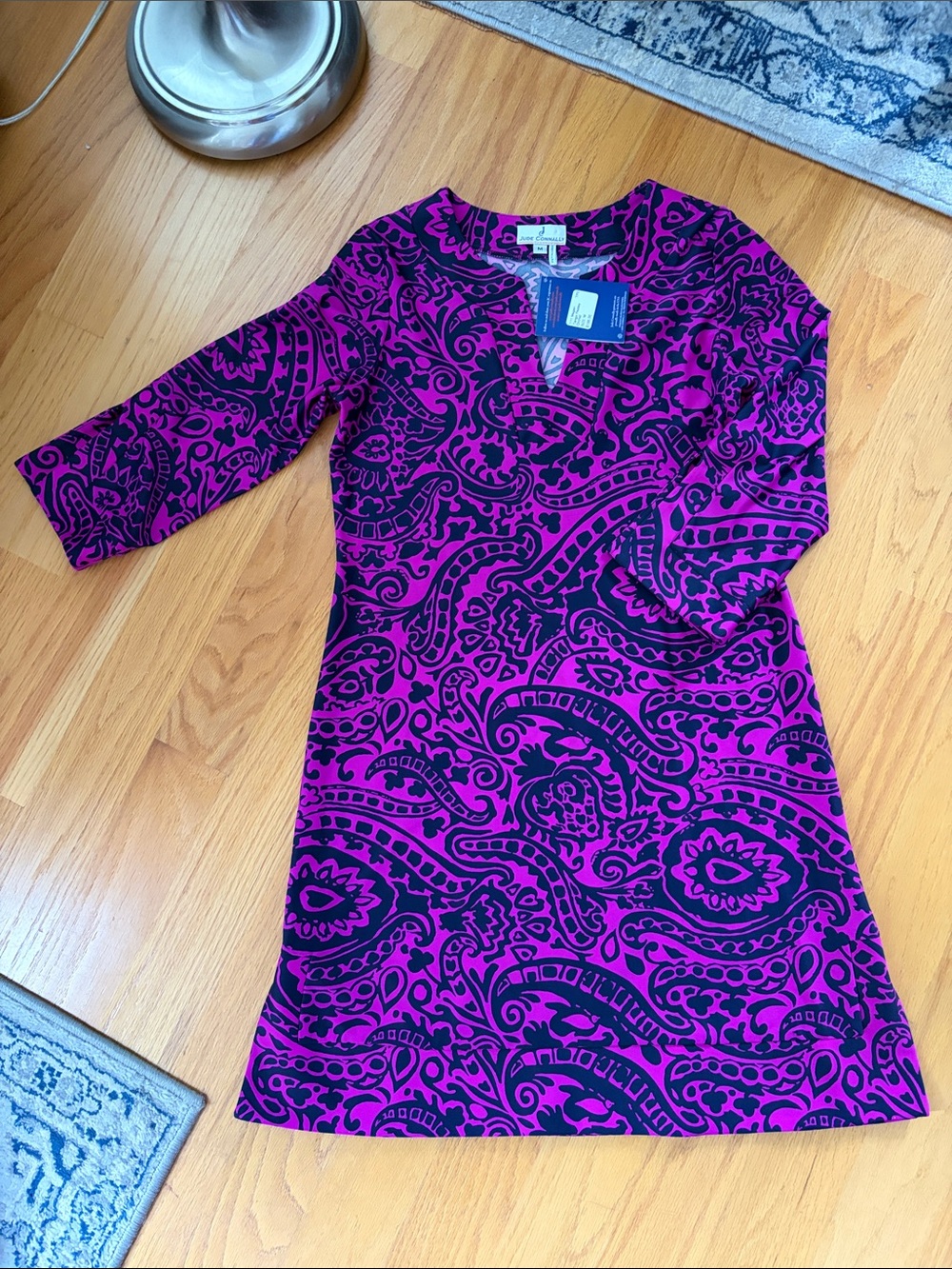 JUDE CONNALLY megan dress size medium NWT tango Paisley orchid